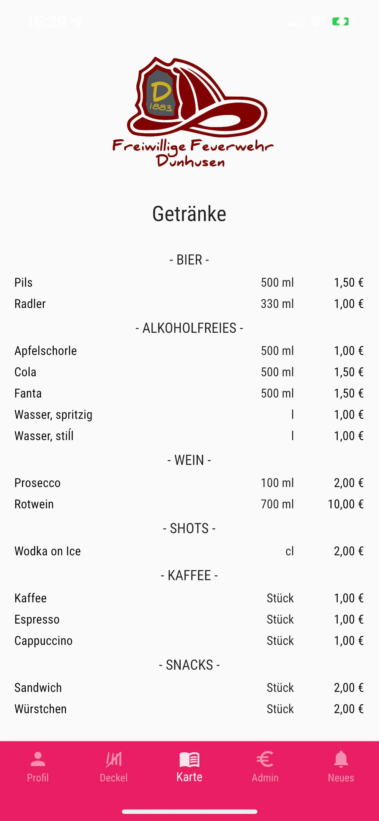 Personalisierte App-Ansicht 2