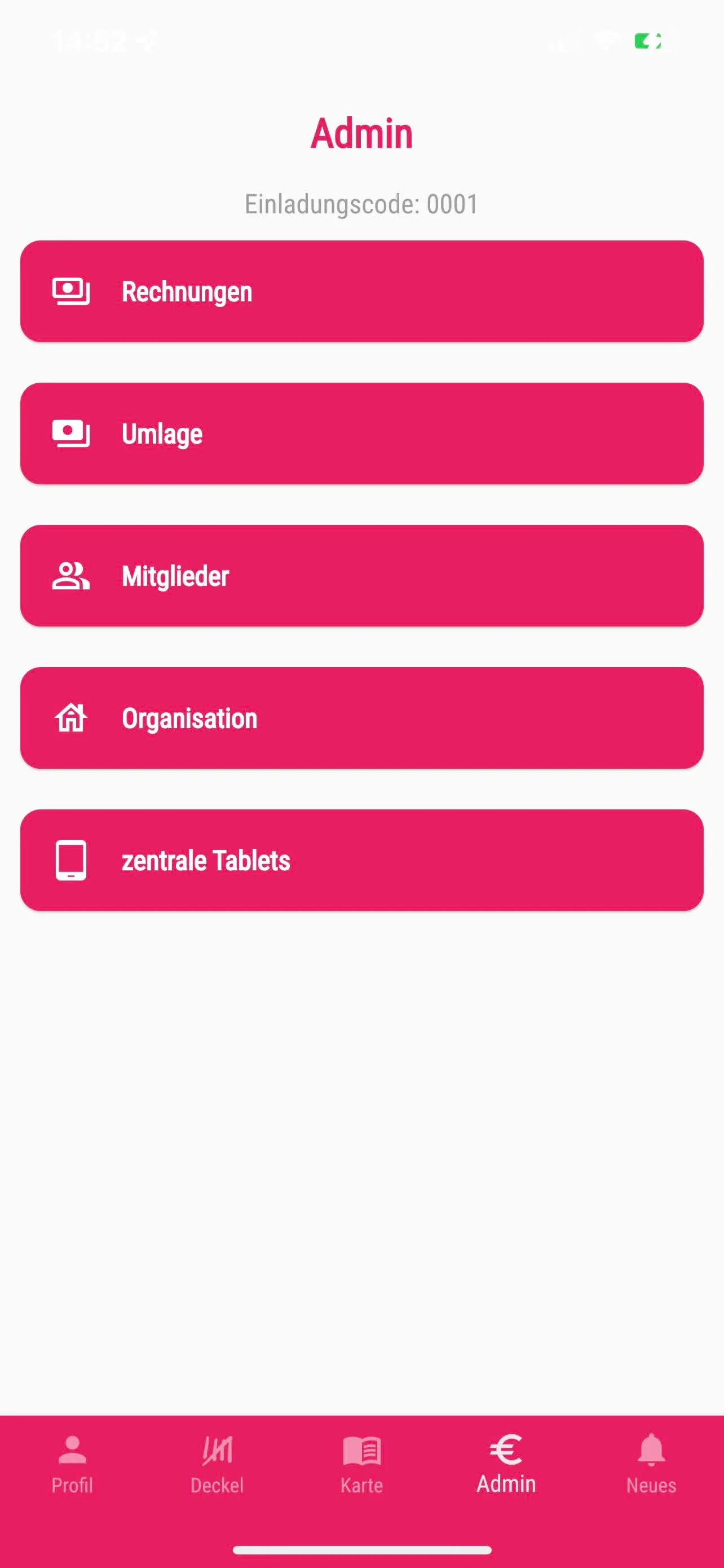 Personalisierte App-Ansicht 3